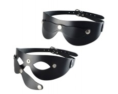 Черная кожаная маска  Новичок 