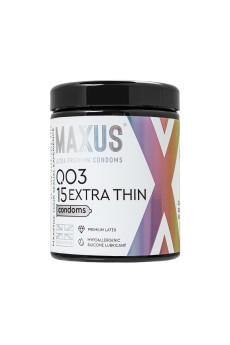 Экстремально тонкие презервативы MAXUS 003 Extra Thin - 15 шт.