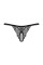 Кружевные трусики-стринг с разрезиком