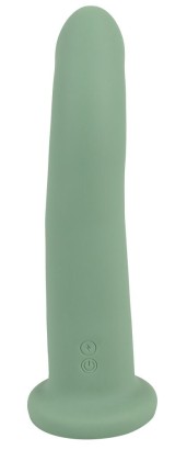 Зеленый вибратор-ротатор Luvio - 19,3 см.