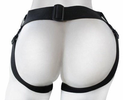 Пояс-трусики с насадкой Glamour Silver - 15,5 см.