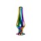 Радужная металлическая пробка Rainbow Metal Plug Medium - 11,1 см.