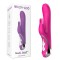 Ярко-розовый вибратор-кролик Missile Rabit - 23,5 см.