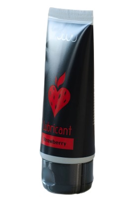Съедобный лубрикант JUJU Strawberry с ароматом клубники - 50 мл.