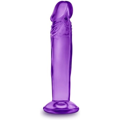 Фиолетовый анальный фаллоимитатор Sweet N Small 6 Inch Dildo With Suction Cup - 16,5 см.