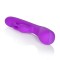 Фиолетовый вибромассажер Impress Rabbit со стимуляцией клитора - 18 см.