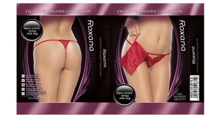 Оригинальные трусики-стринг с сумочкой в комплекте