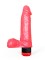 Нежно-розовый гелевый вибратор-фаллос - 15,5 см.