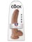 Фаллоимитатор-мулат 9  Cock with Balls - 22,9 см.