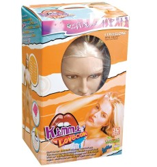 Надувная секс-кукла с 3D-личиком и вибрацией KIMI LOVECOK LOVEDOLL