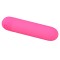 Ярко-розовая перезаряжаемая вибропуля Stefan - 8 см.