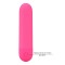 Ярко-розовая перезаряжаемая вибропуля Stefan - 8 см.