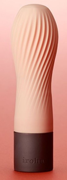 Персиковый рифленый мини-вибратор IROHA ZEN HANACHA - 12,7 см. Персиковый рифленый мини-вибратор IROHA ZEN HANACHA - 12,7 см.