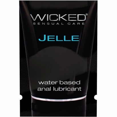 Анальный лубрикант Wicked Jelle на водной основе - 3 мл.