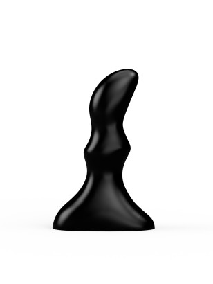 Чёрный плаг изогнутой формы - 10 см.