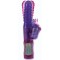 Фиолетовый хай-тек вибромассажёр SHANES WORLD - 17,5 см.