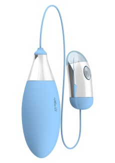 Голубой вибростимулятор Soft Touch Stimulator - 10 см.