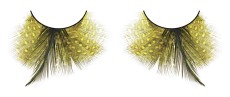 Желто-черные ресницы-перья