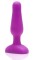 Анальная вибропробка NOVICE REMOTE CONTROL PLUG FUCHSIA - 10,2 см.