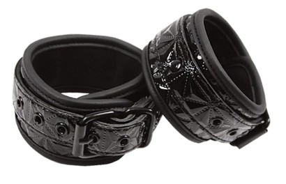 Черные оковы на ноги Sinful Ankle Cuffs
