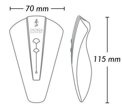 Фиолетовый клиторальный вибростимулятор OBI