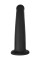 Черный анальный фаллоимитатор Serpens M - 17,5 см.