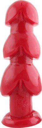 Анальная пробка TSX Large Three Bangs for Your Butt Red - 29 см.