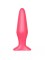 Розовая анальная пробка - 14 см.