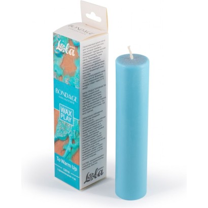 Голубая БДСМ-свеча To Warm Up