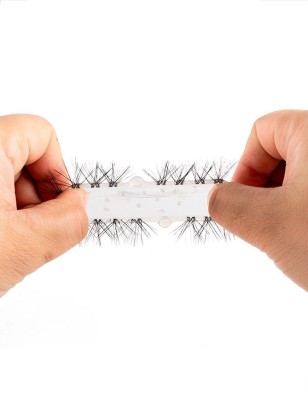 Эластичное эрекционное кольцо с черными «ресничками»