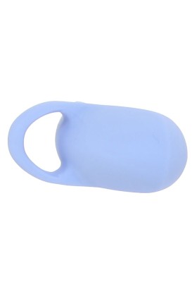 Голубой сенсорный вибромассажёр на палец Fuzu Sensa