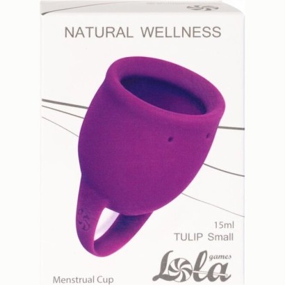 Лиловая менструальная чаша Tulip - 15 мл.