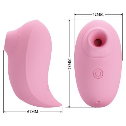 Розовый стимулятор клитора Inhale Bird