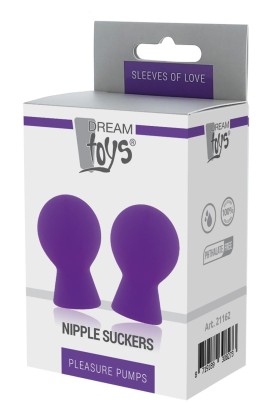 Фиолетовые присоски для груди LIT-UP NIPPLE SUCKERS SMALL PURPLE