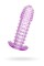 Гелевая фиолетовая насадка с шипами - 12 см.
