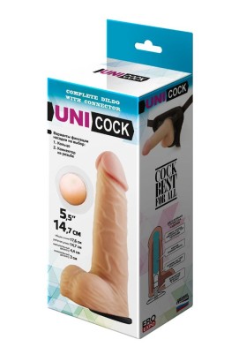 Фаллическая насадка Харнесс UNICOCK 5,5  - 18,5 см.