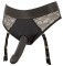 Черный женский страпон Strap-on Set: трусики и насадка