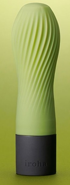 Салатовый рифленый мини-вибратор IROHA ZEN MATCHA - 12,7 см. Салатовый рифленый мини-вибратор IROHA ZEN MATCHA - 12,7 см.