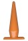 Оранжевая анальная пробка Funky - 10,5 см.