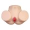 Телесный мастурбатор с 2 любовными отверстиями Olivia