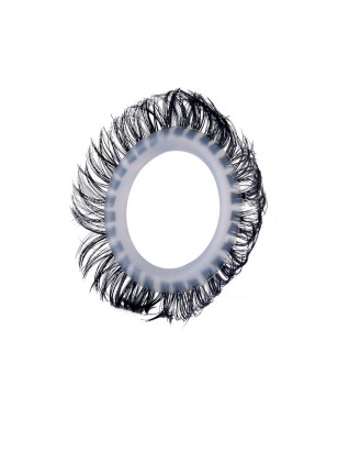 Эластичное эрекционное колечко с черными «ресничками»
