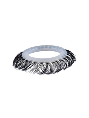 Эластичное эрекционное колечко с черными «ресничками»