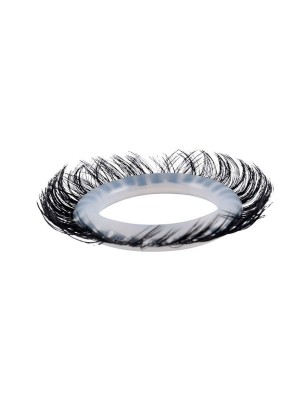 Эластичное эрекционное колечко с черными «ресничками»