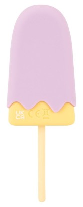 Сиреневый мини-вибратор в форме пломбира Vibrating Popsicle
