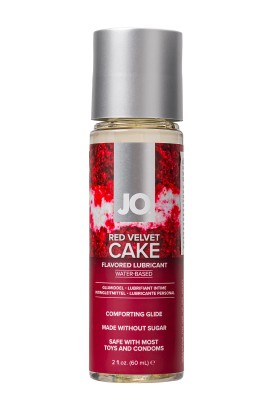 Лубрикант на водной основе JO H2O Red Velvet Cake Flavored Lubricant - 60 мл.