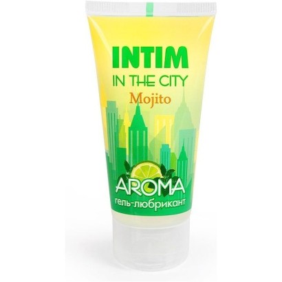 Увлажняющий лубрикант Intim Aroma с ароматом мохито - 60 гр.