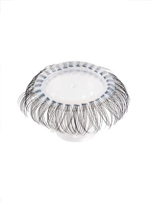 Эластичное эрекционное кольцо с длинными черными «ресничками»