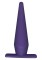Фиолетовая анальная пробка Funky - 10,5 см.