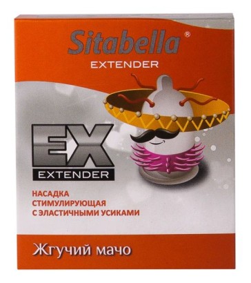 Стимулирующая насадка Sitabella Extender  Жгучий мачо 