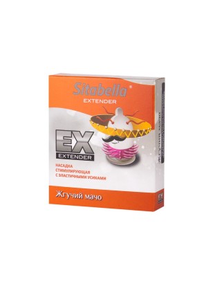 Стимулирующая насадка Sitabella Extender  Жгучий мачо 